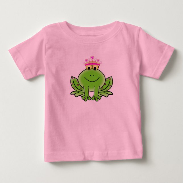 Frog Princess Baby Fine Jersey T-Shirt (Anverso)