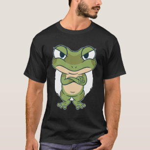 Frog TShirt  Camisa de rana verde suave   Rana div