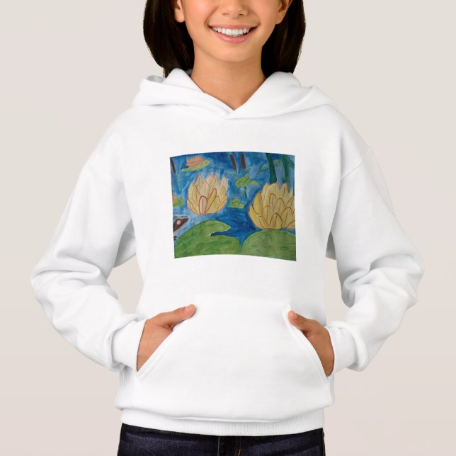 Frog & Waterlilies Hoodie (Anverso)