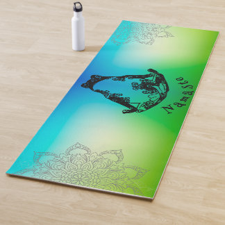 Frog Yoga Mat Namaste