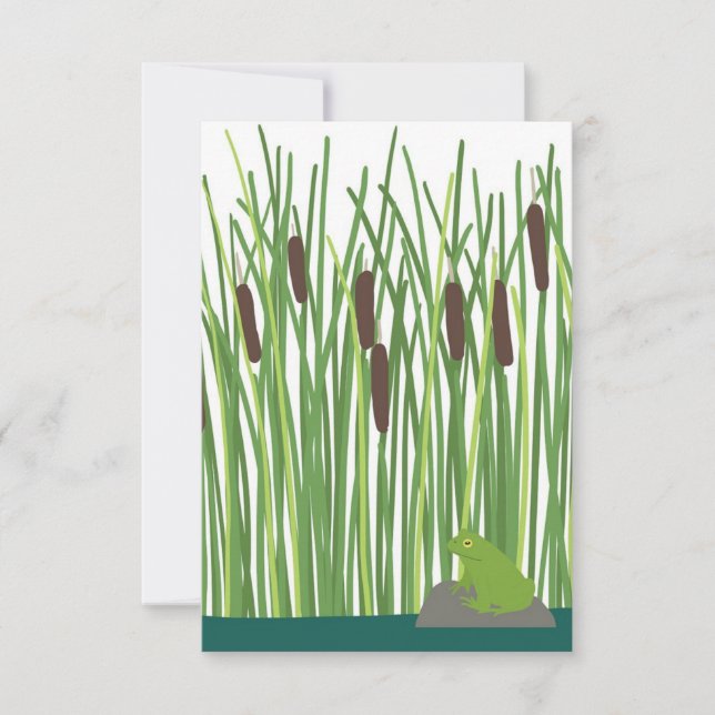 Froggy and Cattails (Anverso)