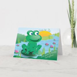 Froggy - tarjeta de felicitación