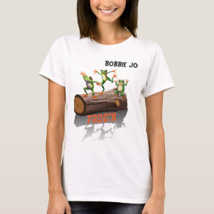 "Frog'n" camiseta personalizable para mujer