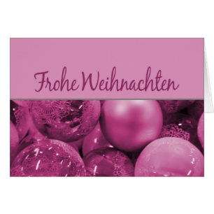 Frohe Weihnachten Ornamentos de Navidad