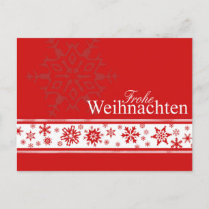Frohe Weihnachten - Tarjeta de Navidades alemanes