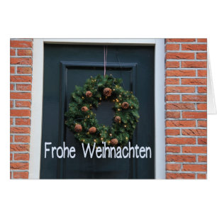 Frohe Weihnachten - Tarjeta de Navidades alemanes