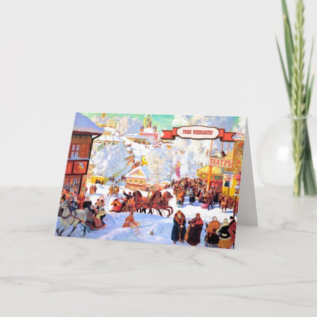 Frohe Weihnachten. Tarjeta de navidades en alemán (Anverso)