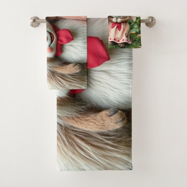 „Fröhliche Hasenfreunde im Frühlingsgarten“ (In situ)