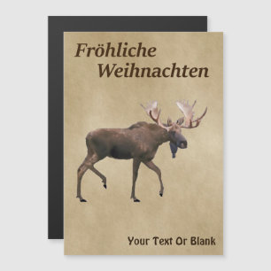 Fröhliche Weihnachten - Alce De Toro Sobre Papel V
