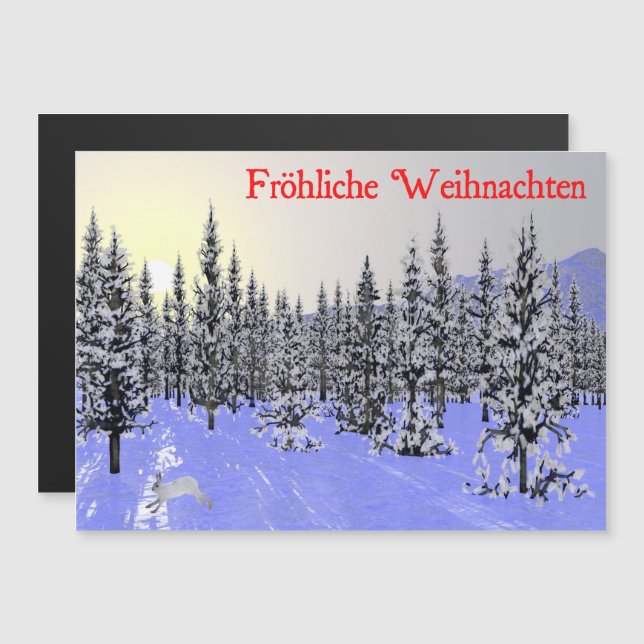 Fröhliche Weihnachten - Solsticio de Invierno (Anverso/Reverso)