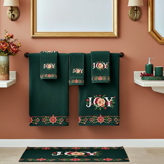 frontera floral de Navidad ALEGRÍA (Subido por el creador)