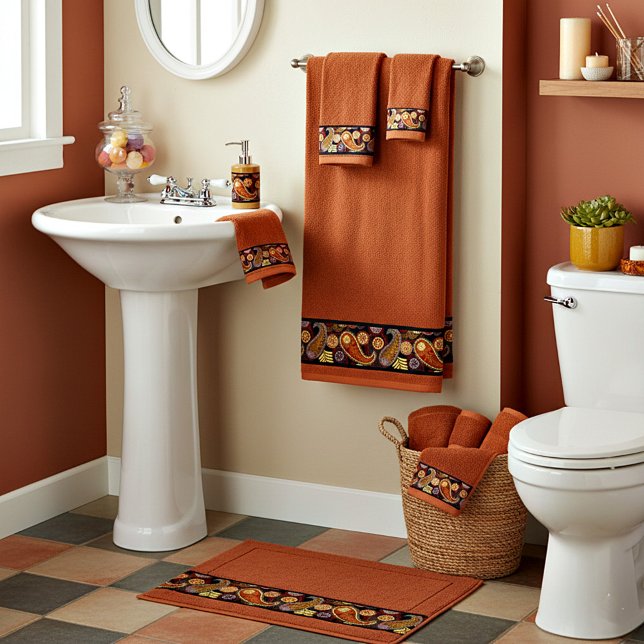 Frontera paisley de otoño (Subido por el creador)