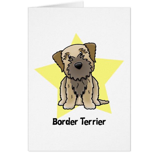 Frontera Terrier de la estrella de Kawaii (Frente)