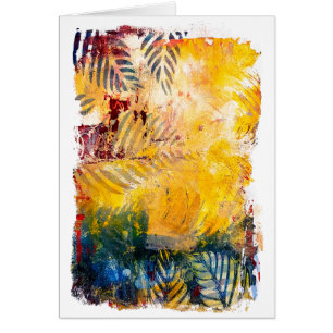 Fronteras: Tarjeta de felicitación tropical de art