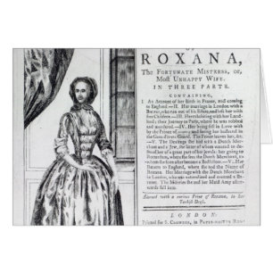 Frontispiece a 'Roxana, el afortunado
