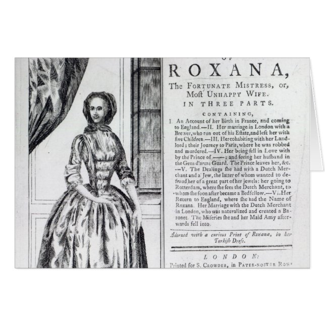Frontispiece a 'Roxana, el afortunado (Anverso (Horizontal))
