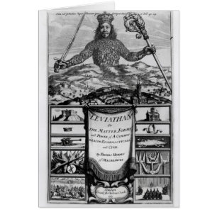 Frontispiece de Thomas Hobbes de Malmesbury