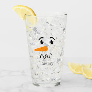 Frosty el rostro confuso del hombre de nieve