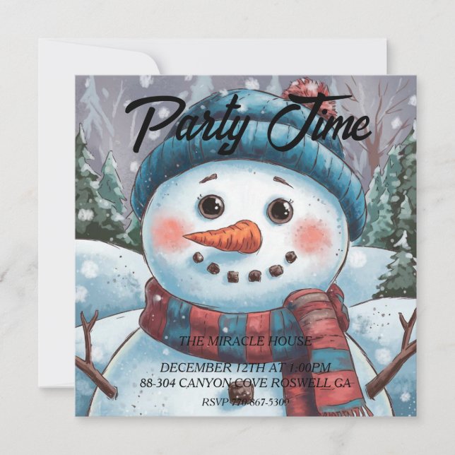 Frosty la invitación a los hombres de nieve (Anverso)