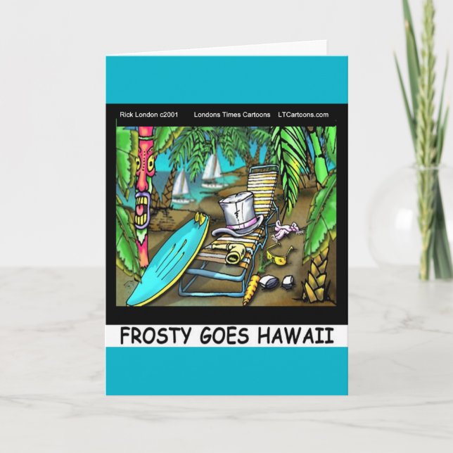 Frosty se va a Hawai Navidad Divertida (Anverso)