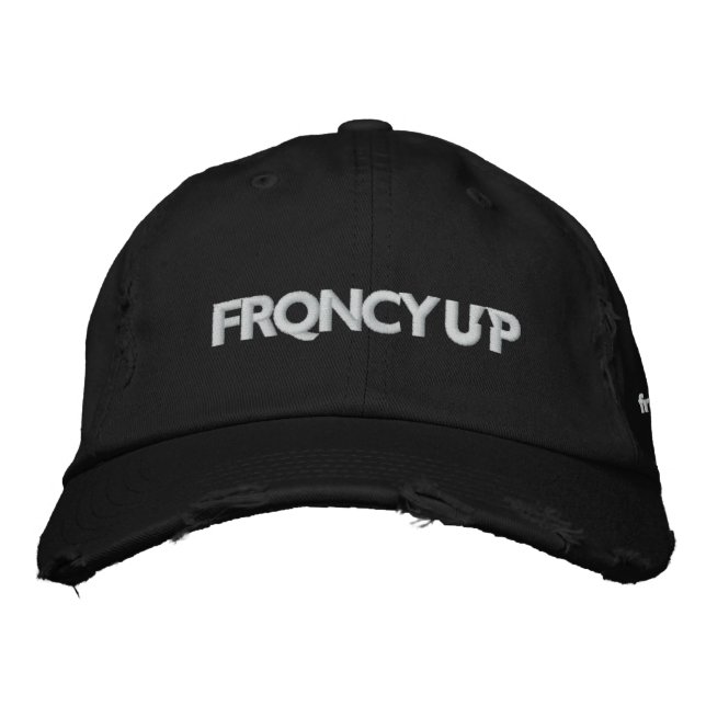 FRQNCY UP Black Gorra (Anverso)
