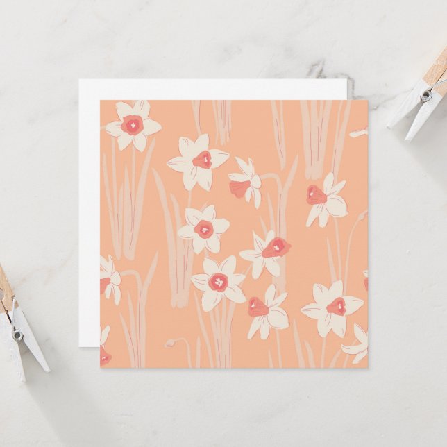 Frühlingsblumen, Narzisse. (Anverso/Reverso In Situ)