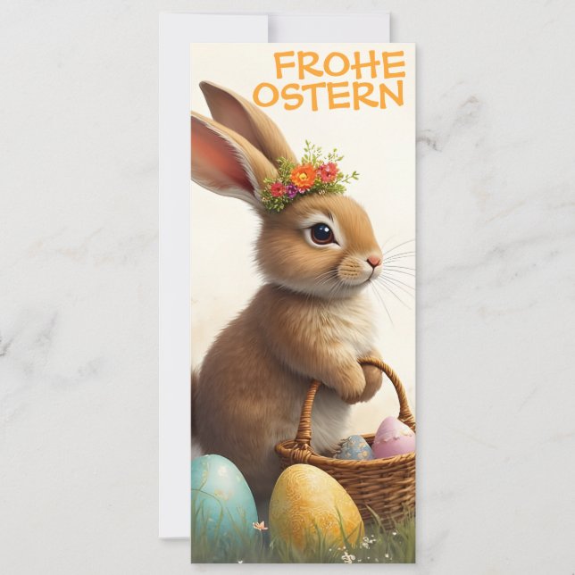 Frühlingsgrüß vom Osterhasen (Anverso)
