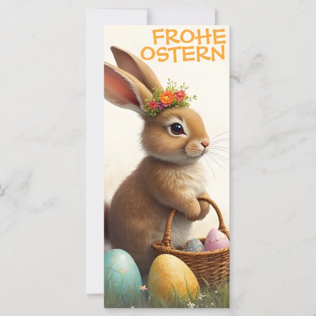 Frühlingsgrüß vom Osterhasen (Anverso)