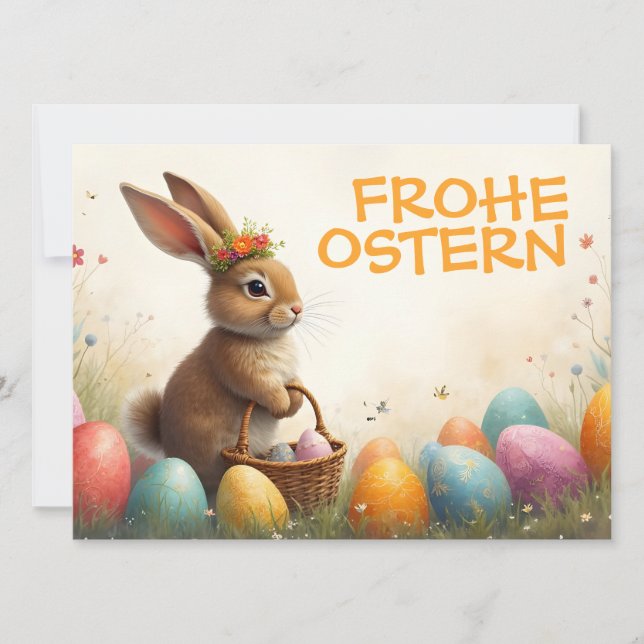 Frühlingsgrüß vom Osterhasen (Anverso)