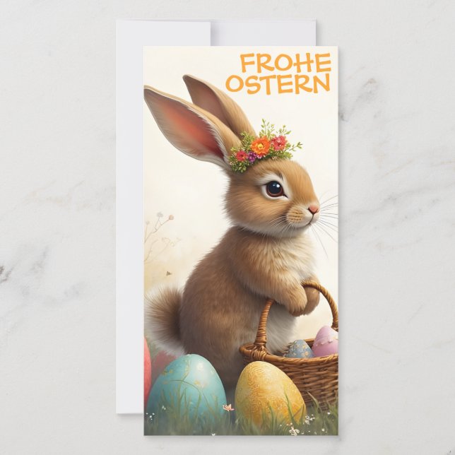 Frühlingsgrüß vom Osterhasen (Anverso)