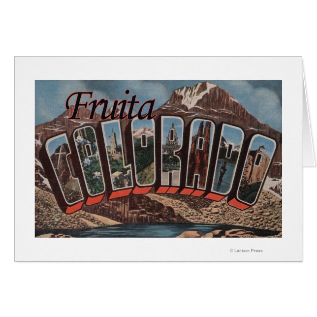Fruita, Colorado - Escenas de letras grandes (Anverso (Horizontal))