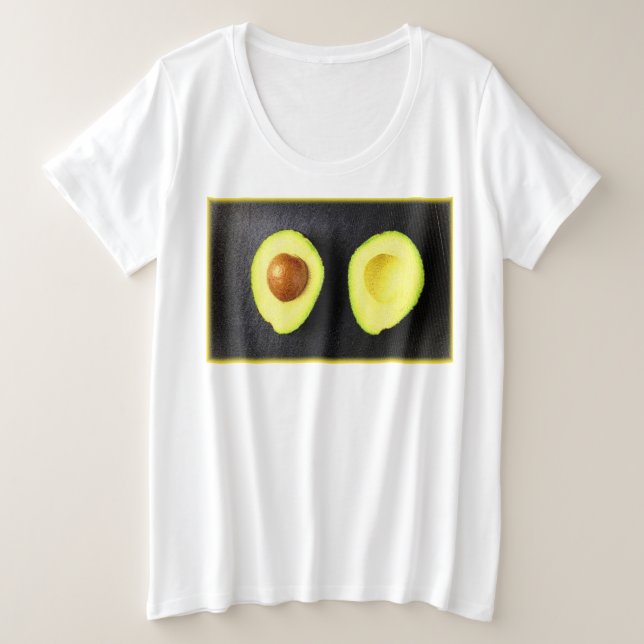 "Fruta aguacate" Foto Cute. ¡Hazte con una en Zazz (Anverso del diseño)