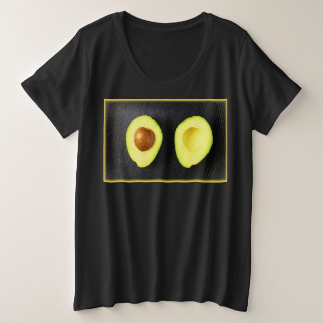 "Fruta aguacate" Foto Cute. ¡Hazte con una en Zazz (Anverso del diseño)
