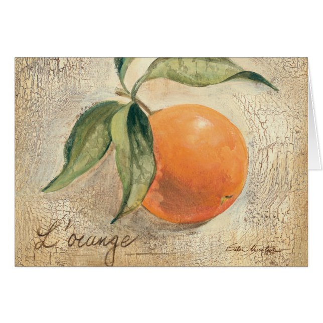 Fruta anaranjada brillante redonda (Anverso (Horizontal))