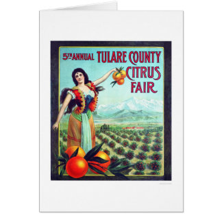 Fruta cítrica del condado de Tulare justa