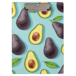 Fruta de aguacate verde   Portapapeles de frutas