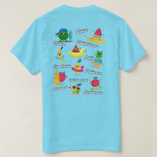 Fruta De La Camiseta De Espíritu (Reverso del diseño)