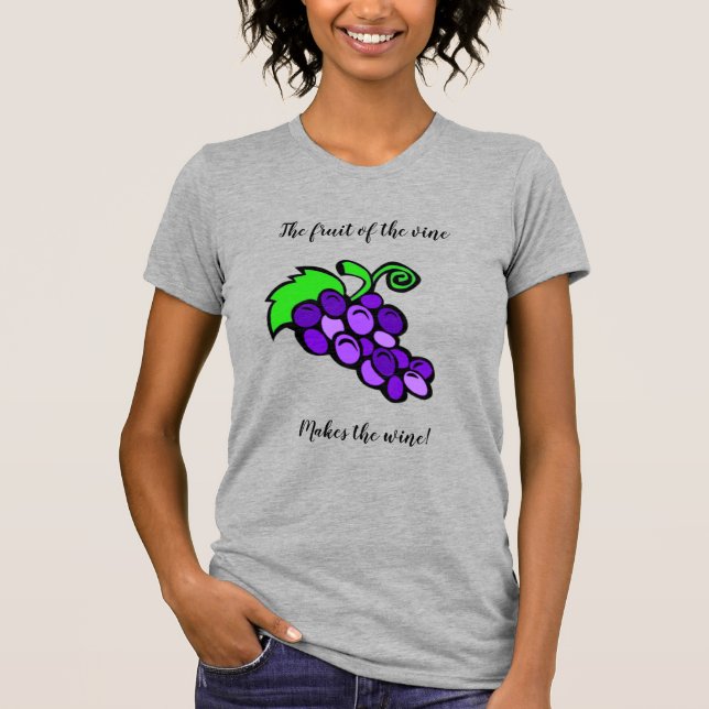 Fruta de la camiseta del vino (Anverso)