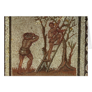 Fruta de la cosecha, mosaico romano