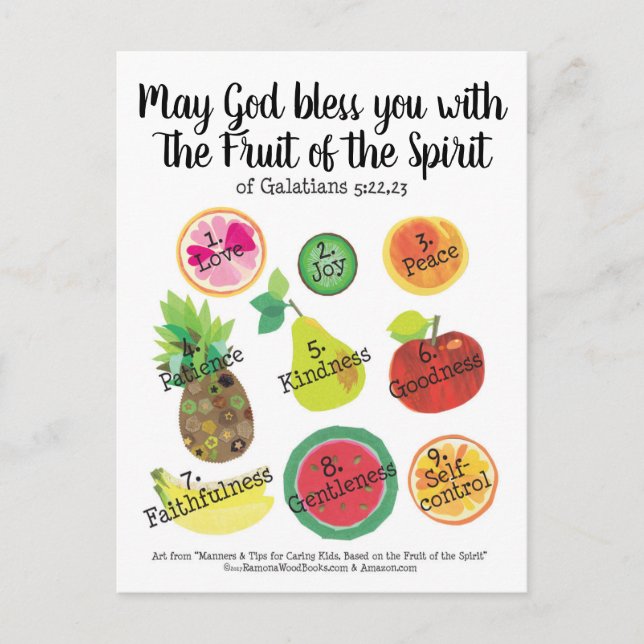 Fruta de la postal espiritual (Anverso)