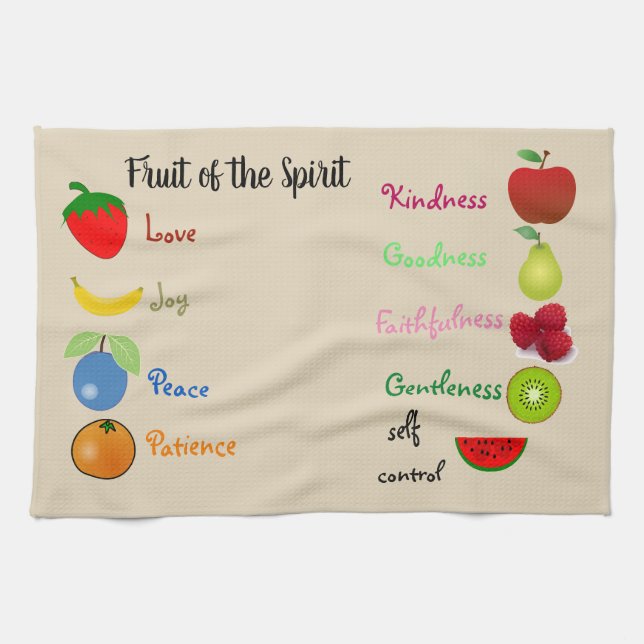 Fruta de la toalla de cocina del alcohol (Horizontal)