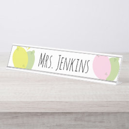 Fruta de Limón Cítricos Nombre del Profesor Placa