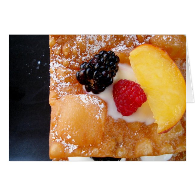 Fruta de verano Wonton Napoleón Nota ... - Persona (Anverso (Horizontal))