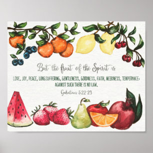 Fruta del arte de la pared espiritual