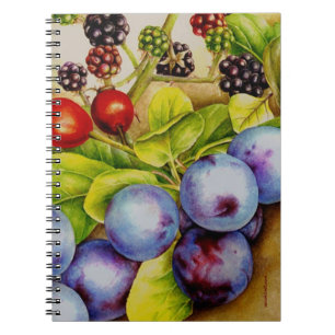 Fruta del cuaderno de arte fino de Hedgerow
