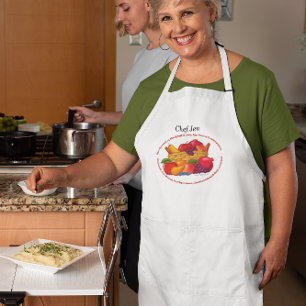 Fruta del delantal del alcohol