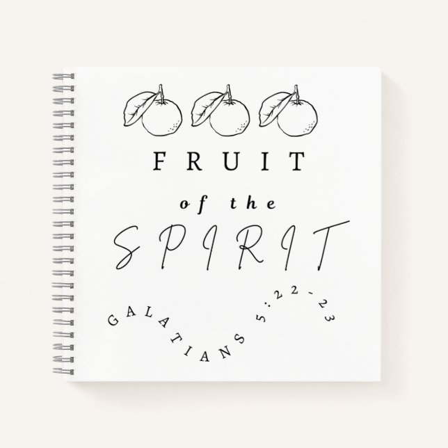 Fruta del espíritu / Portátil / Diario (Anverso)