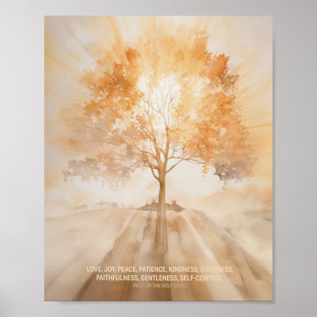 Fruta Del Espíritu Santo, Impresión Digital, Esboz (Frente)