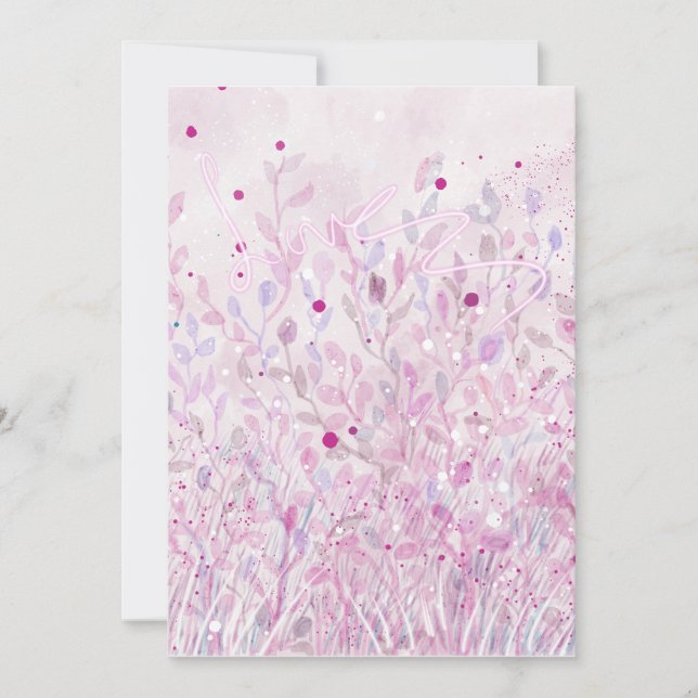 Fruta del espíritu Tarjeta de papelería del amor (Anverso)