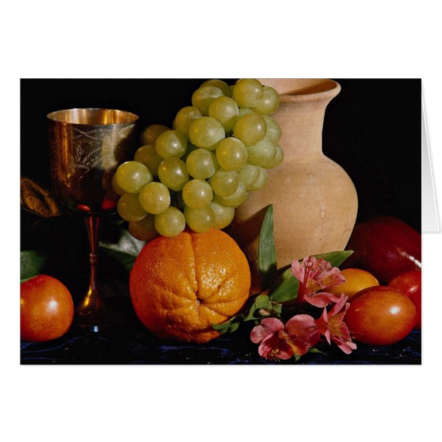 Fruta, goblet y jugo (Anverso (Horizontal))